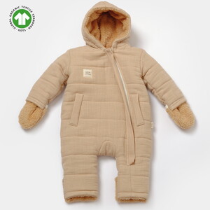 BabyCosy Organic Wear 7053OC Bebek Organic Müslin Welsoft Kayısı Kozmonot