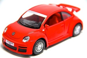 VARDEM KT5058D Volkswagen New Beetle RSİ 1:32 Çek Bırak - Kırmızı