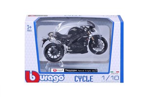  SUNMAN 18-51000 Triumph Speed Triple 2011 Model Motosiklet 1:18