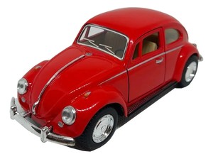 VARDEM KT5057D Volkswagen Classical Beetle 1:32 Çek Bırak - Kırmızı