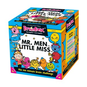 BrainBox 90043 GreenBoard BrainBox Mr. Men Lıttle Mıss Hafıza Kart Oyunu - İngilizce