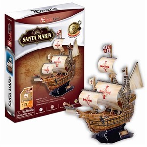 NECO TOYS T4008H Santa Marıa 3D Puzzle