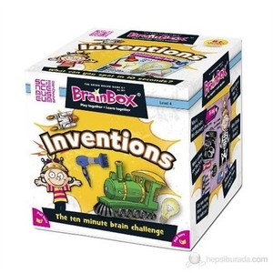 BrainBox 90015 GreenBoard İcatlar (Inventions) Hafıza Kart Oyunu - İngilizce