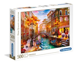 CLEMENTONİ 35063 Yetişkin Puzzle - Sunset Over Venice (500 Parça)