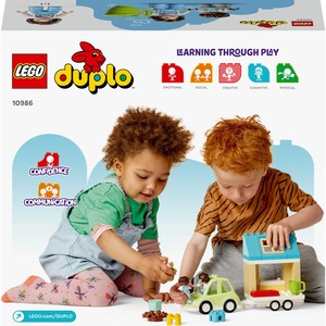  LEGO 10986 Duplo Kasabası Tekerlekli Aile Evi Yapım Seti