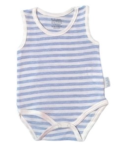  BABYDOLA 13085 Erkek Bebek Üçlü Desenli Mavi Body Set