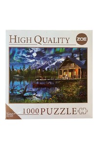 ONUR PUZZLE T107-7 Moonlit Cabin Retreat 1000 Pcs Puzzle