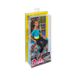 MATTEL DYJ08 Barbie® Sonsuz Hareket Bebeği Kumral - Siyah Taytlı