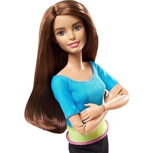  MATTEL DYJ08 Barbie® Sonsuz Hareket Bebeği Kumral - Siyah Taytlı