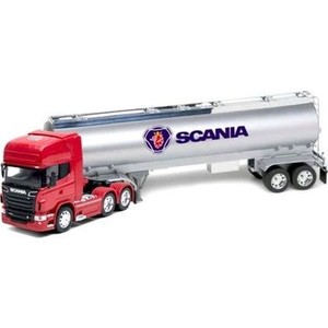 WELLY 32672S-W 1:32 Scania V8 R730 Tanker