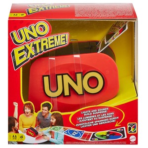  MATTEL GXY75 Uno Extreme Kart Oyunu, 7 Yaş ve Üzeri, 2-10 Oyuncu İçin, Rastgele Fırlatıcılı