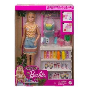  MATTEL GRN75 Sarışın Bebekli Smoothie Bar Oyun Seti