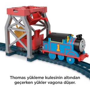  MATTEL HGX64 Thomas ve Arkadaşları 3'ü 1 Arada Kargo Macerası Oyun Seti ve Motorlu Thomas, Okul Öncesi Çağdaki 3 Yaş ve Üzeri Ço