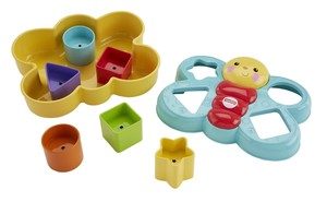  MATTEL CDC22 Fisher-Price Şekil Eşleştirme Arkadaşı Kelebek