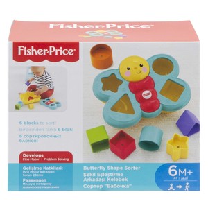 MATTEL CDC22 Fisher-Price Şekil Eşleştirme Arkadaşı Kelebek