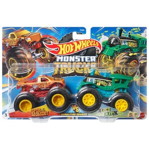 MATTEL FYJ64/HLT63 Hotwheels Monster Trucks Güçlü İkili Arabalar - 1:64