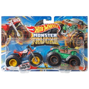  MATTEL FYJ64/HLT66 Hotwheels Monster Trucks Güçlü İkili Arabalar - 1:64