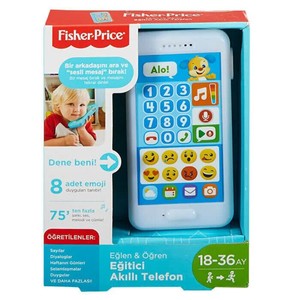 MATTEL FPR25 Fisher-Price Eğlen & Öğren İnteraktif Akıllı Telefon (Türkçe)