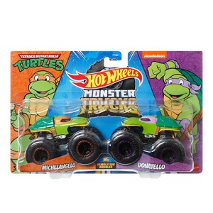 MATTEL FYJ64/HNX31 Hotwheels Monster Trucks Güçlü İkili Arabalar - 1:64