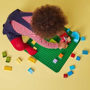  LEGO 10980 Duplo® Yeşil Yapım Plakası - Çocuklar Için Yaratıcı Oyuncak Yapım Seti (1 Parça)